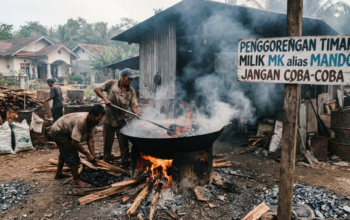 Dapur Timah Ilegal Mando Racuni Warga Pait Jaya Mentok: Anak-Anak Sesak Napas, Kapolres Bangka Barat Didesak Bertindak!